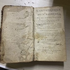 Arithmétique barreme livre d'occasion  Valensole