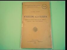 Introduzione alla filosofia usato  Comiso