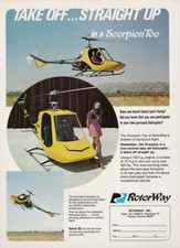 1972 RotorWay Scorpion Too Helicóptero Avião anúncio 15/09/2022d comprar usado  Enviando para Brazil