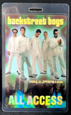 Backstreet Boys 1999 Millenium Tour Laminado Backstage Pass All Access LASER comprar usado  Enviando para Brazil