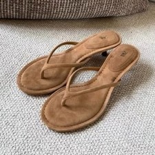 Usado, ZARA: Sandálias de salto marrom de camurça dividida: 2331/510: TODOS OS TAMANHOS comprar usado  Enviando para Brazil