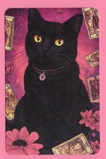 CARTA DE TROCA ÚNICA, gato buceta preto entre cartas de tarô comprar usado CARTA DE TROCA ÚNICA, gato buceta preto entre cartas de tarô comprar usado  Enviando para Brazil