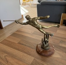 Bronze figur taucher gebraucht kaufen  Schönebeck (Elbe)