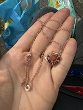 Fashion necklace rose for sale  WALSALL