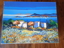 Peinture huile toile d'occasion  Cagnes-sur-Mer