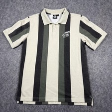 Camisa polo masculina manga curta Santa Cruz The Original tamanho M bege malha listrada comprar usado  Enviando para Brazil