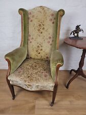 Edwardian armchair wing for sale  SKIPTON