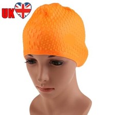 Boné de natação de silicone protetor auricular esporte boné de natação masculino feminino (laranja), usado comprar usado  Enviando para Brazil