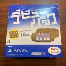 Pacote de estreia PSVita 1000 preto cristal 2319 do Japão comprar usado  Enviando para Brazil