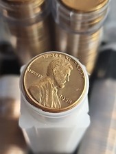 1958 P Lincoln Wheat centavo rolo em tubo transparente ou rolo de papel (BU)* comprar usado  Enviando para Brazil