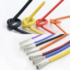Cabo de silicone UL Strand fio flexível macio OD 1,8mm 5A 600V 200°C 20AWG 0,08mm, usado comprar usado  Enviando para Brazil