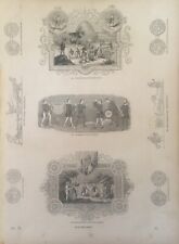 Antique print saxon for sale  TORRINGTON