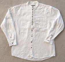 Usado, Camisa irlandesa Aran Sweater Market masculina branca avô algodão mistura de linho tamanho P comprar usado Usado, Camisa irlandesa Aran Sweater Market masculina branca avô algodão mistura de linho tamanho P comprar usado  Enviando para Brazil