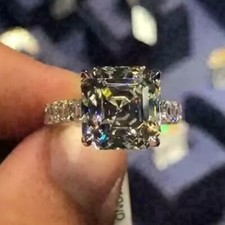 Asscher cut moissanite for sale  New York