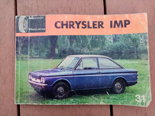 Imp maintenance manual for sale  LANARK