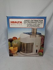 Extrator de suco Health Master/sistema de alto desempenho, JE-540, frutas, vegetais comprar usado  Enviando para Brazil