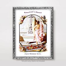 Victorian bathroom art for sale  PEVENSEY