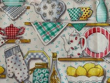 Corredor de mesa com tema de cozinha. Feito à mão. Bules de limão 8”x26”, usado comprar usado  Enviando para Brazil