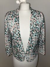 Cropped blazer petrol gebraucht kaufen  Hamburg