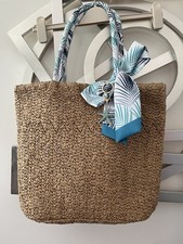 Hochwertige strohtasche city gebraucht kaufen  Weiden