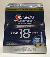 Crest Whitestrips Professional 10 Tratamientos 20 Tiras-CAD 7/25+ Gel Suero Blanco segunda mano  Embacar hacia Mexico