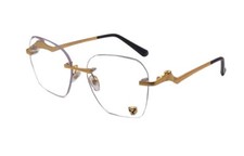 Carrinho RSINC importado masculino sem aro metal dourado - preto CT02816 55-18-140 mm comprar usado  Enviando para Brazil