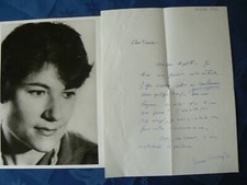 Lettre autographe photo d'occasion  Scey-sur-Saône-et-Saint-Albin