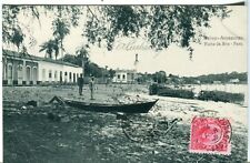 Cartão postal capa Brasil Brasil Baixo-Amazonas Para Porto de Moz - River Front 1908 comprar usado  Enviando para Brazil