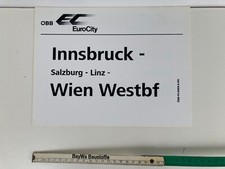 Zuglaufschild öbb innsbruck gebraucht kaufen  Bergen