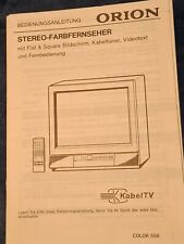 Bedienungsanleitung farbfernse gebraucht kaufen  Finowfurt