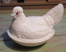 Copo de leite antigo Atterbury Hen on Nest vintage comprar usado  Enviando para Brazil