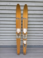 Vintage wooden waterskis for sale  Newport
