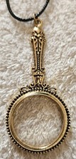 Magnifying glass necklace for sale  Cranford