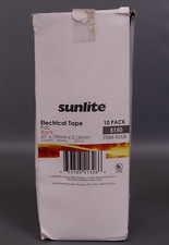 Pacote com 10 fitas elétricas de PVC Sunlite 60 pés x 0,75 polegadas 10 unidades comprar usado  Enviando para Brazil