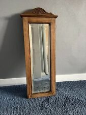 Antique pine mirror for sale  NEW MALDEN