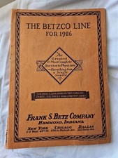 The Betzco Line For 1926 ~ Physican's/ Medical Equipment Catalog ~ Illustrated! comprar usado  Enviando para Brazil