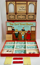 Raramente Visto Antigo 1920s TINY TOWN BANK Jogo / Jogo por SPEAR’S GAMES / TOYS, usado comprar usado  Enviando para Brazil