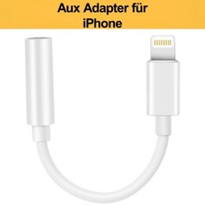 Aux adapter iphone gebraucht kaufen  Mölln
