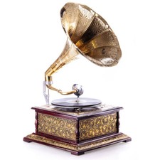 Grammophon trichter gold gebraucht kaufen  Gelsenkirchen