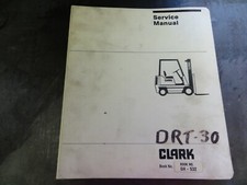 Clark DRT30 Diesel terreno acidentado elevador empilhadeira ajuste manual de reparo   comprar usado  Enviando para Brazil