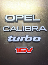 PACK Opel Calibra Turbo 16V emblem 3D / PACK emblemas Opel Calibra Turbo 16V en, usado comprar usado  Enviando para Brazil