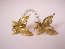 Butterfly faux pearl for sale  Portland