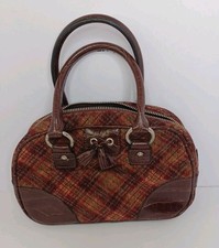 Bolsa xadrez feminina Tommy Hilfiger pequena com couro envernizado  comprar usado  Enviando para Brazil