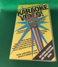 Vintage vhs karaoke for sale  WISBECH