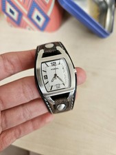 Fossil damen lederarmbanduhr gebraucht kaufen  Born