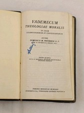 Używany, VADEMECUM THEOLOGIAE MORALIS 1934 na sprzedaż  Wysyłka do Poland