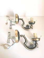Vintage pair brass for sale  LEIGH