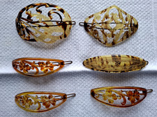 Lot anciennes barrettes d'occasion  Attignat