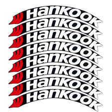 Adesivo permanente para letras de pneus HANKOOK 1,25" 15"-24" rodas 8 peças kits, usado comprar usado  Enviando para Brazil