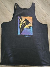 Camiseta Regata Masculina Vintage Crazy Shirts Tamanho XL Onda Grande Surf Praia Rara, usado comprar usado  Enviando para Brazil